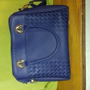 Navy Blue purse 9 x 12 inches